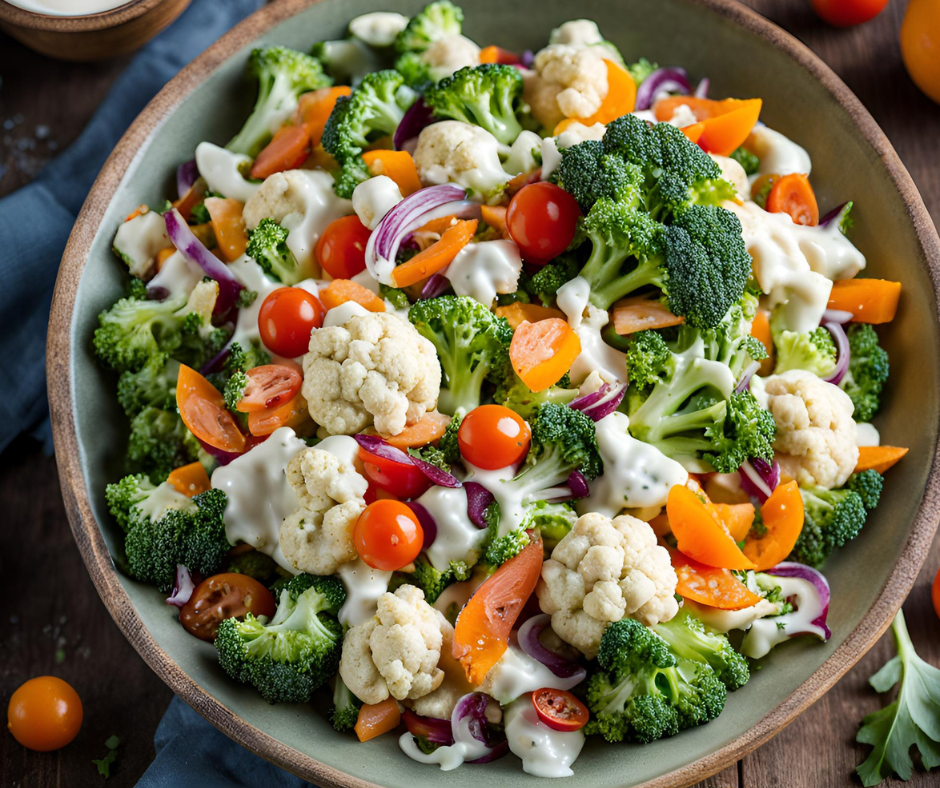 broccoli cauliflower salad