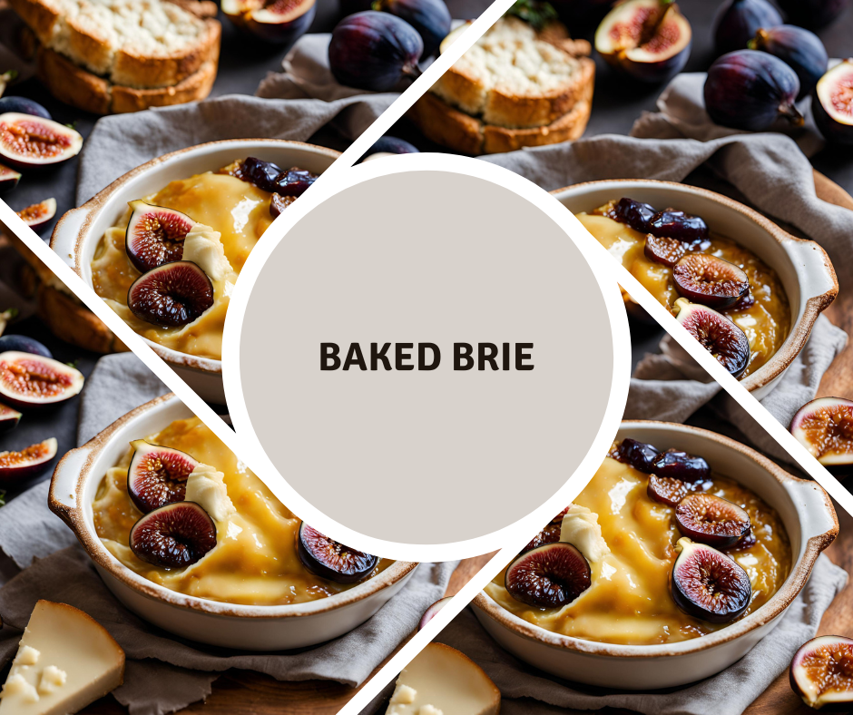 baked brie and preserve